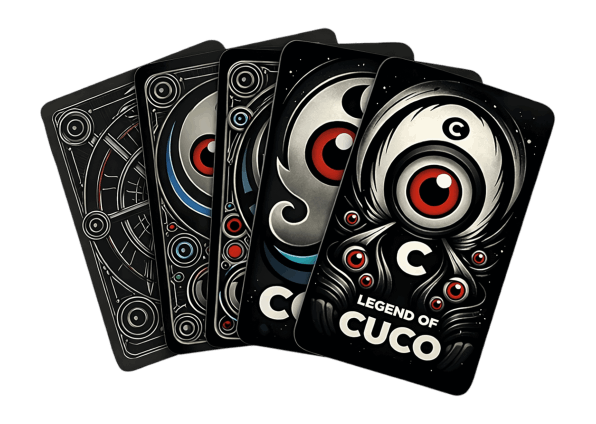 Legend of Cuco Game 5-Card Fan