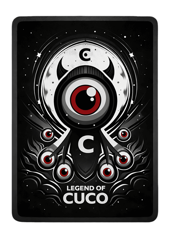 Legend of Cuco Game Playing Card Grey